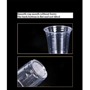 Buy cheap PLA Clear Cups φ90mm 16oz Compostable Cups Environmental Friendly from wholesalers
