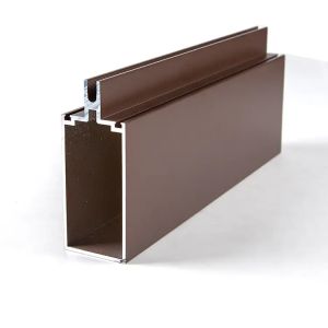 Buy cheap wood grain Glazed Aluminum Curtain Wall Framing Thermal Break from wholesalers