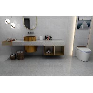 China Gray 400x400mm Non-Slip Matte Ceramic Rustic Floor Tile on sale