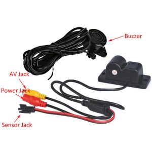 Parking Sensor 2 In 1 Car Auto Reverse Reversing Backup Radar Video System