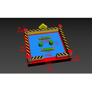 Buy cheap Indoor Outdoor Inflatable Jousting Game Playground Sport For Teenager from wholesalers