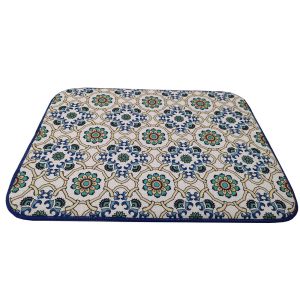 Buy cheap Printing Absorbent 18x24inch  Dish Drying Mat Reversible Microfiber Dish Rack Pad from wholesalers