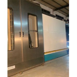 SUS Vertical Glass Washing And Drying Machine With Soft Brushes