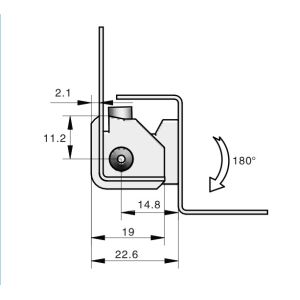 Buy cheap Bright Chrome Window Door Hinges Commercial Adjustable Waterproof from wholesalers