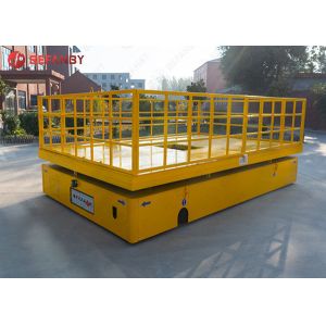 Buy cheap 80T Load Steerable Transfer Trolley With Warning Alarm from wholesalers