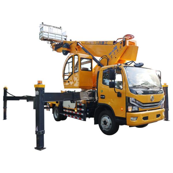 Quality 28m Aerial Work Platform Hydraulic Truck Mounted Aerial Work Platform with Telescopic Man Lift for sale