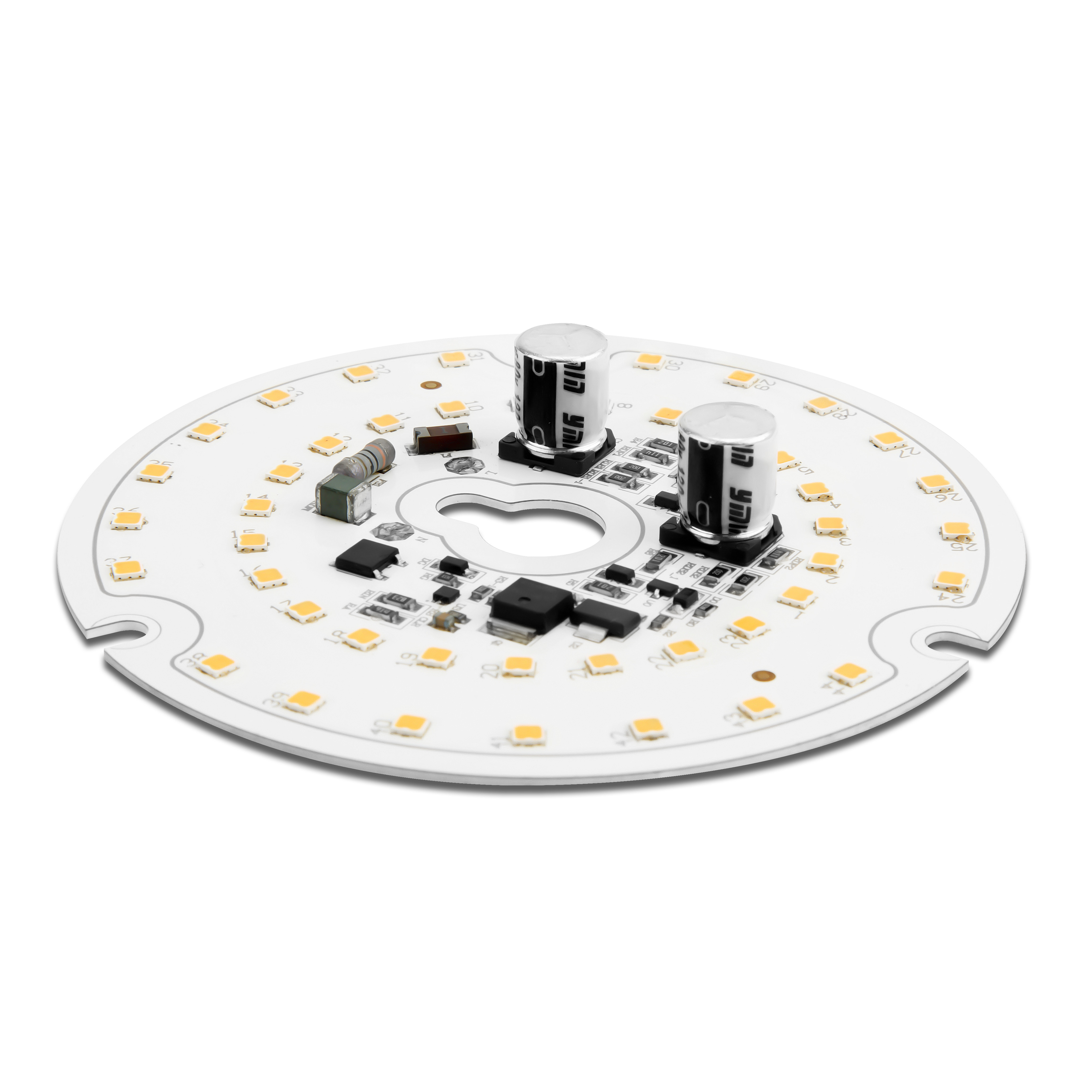 Buy cheap AC230V input directly led round module 16W ultra-low flicker 1.5% with EMI compliance from wholesalers