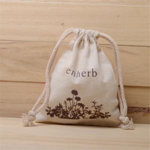 Rope Harness Canvas Drawstring Duffle Bag Laminated Full Color Printing