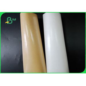 Buy cheap Disposable PE Coated Food Grade Brown Paper , Recycled Brown Paper Roll from wholesalers