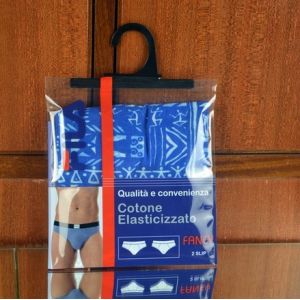 Buy cheap Garment  Laminated Zip Plastic Poly Bag with Hanger Custom Printed from wholesalers