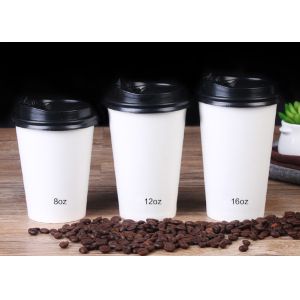 Buy cheap Insulated Recycled Paper Coffee Cups With Food Grade Polyethylene Lamination product