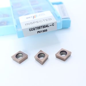 Carbon Steel Workpiece CCGT06 CCG09 Cermet Turning Inserts With Finish And C