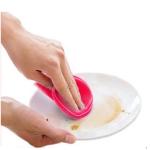 Kitchen Best Fancy Reusable High Quality Silicone Brush Cleaning Pad Circle