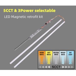 50000 working lifetime LED Magnetic Linear retrofit Kit light with uniform color