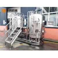 Buy cheap Semi Automatic Stainless Steel Beer Brewing Equipment , Micro Brewery Equipment product
