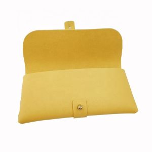 Oem Service Spectacle Glasses Case Leather Eyeglass Pouch Low Moq