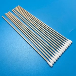 Buy cheap Wooden Cotton Swab 150mm Long Specimen Collection Swabs from wholesalers
