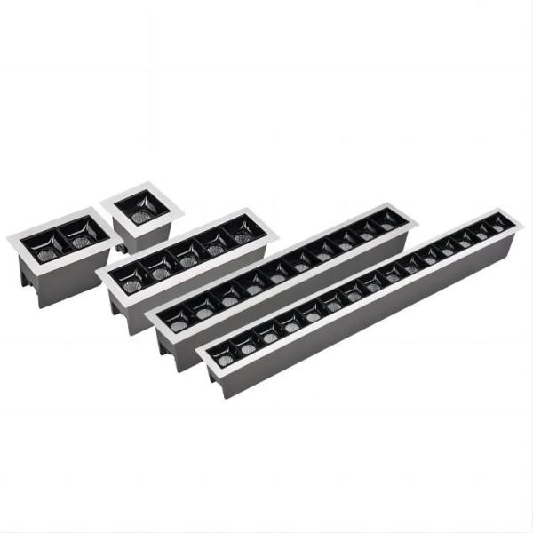 Quality Black Recessed LED Linear Spotlight 1100lm IP20 ETL Certified for sale