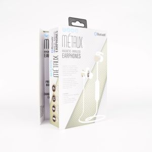 Custom Packaging Wired Bluetooth Earphone Paper Package Box With Hook & Blister