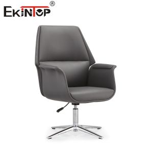 Buy cheap Black Swivel Leather Counter Height Stools Metal Legs  PU Padded from wholesalers