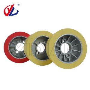 Buy cheap 120*35*60mm Power Feeder Parts Press Wheel Rubber Feeding Wheels For CNC Machine from wholesalers