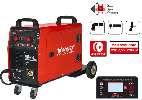 Quality 220V Aluminium Mig Welding Machine 250 Amp Single Phase Mig Welder for sale
