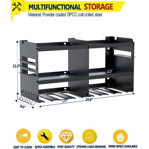 Buy cheap Optimize Your Garage Storage with this Heavy Duty Metal Cordless Power Tool Organizer from wholesalers