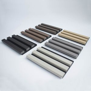 Buy cheap Nontoxic Fireproof Timber Veneer Panels , Lightweight Slatted Wall Cladding from wholesalers