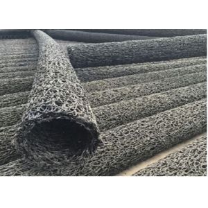 Geocomposite Drain Plastic Blind Ditch PP Material Black Color Lightweight