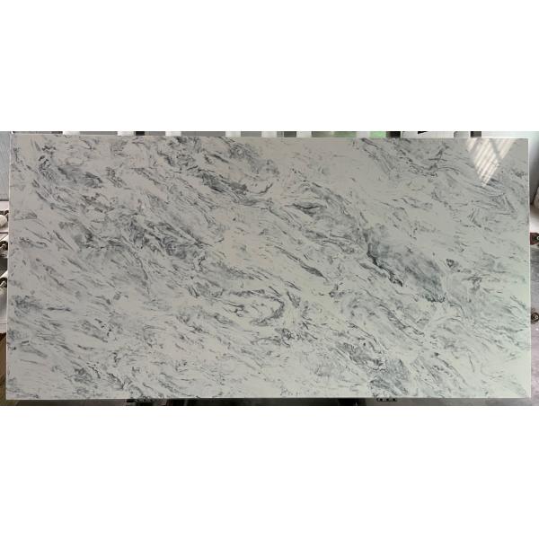 Buy cheap Faux Stone Siding Panels Grey Quartz Slab Bathroom Vanity Tops from wholesalers