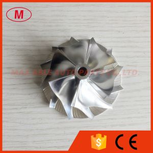 Buy cheap CT26 6+6 blades 17291-54060 50.39/68.01mm high performance turbo billet/milling/aluminum 2024 compressor wheel from wholesalers
