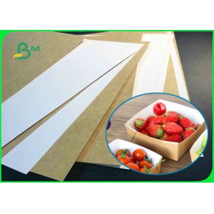 Buy cheap Greaseproof 300gr 325gr White Top Clay Kraft Back Food Box Paper Board from wholesalers