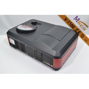 190-1100nm Single Beam Visible Spectrophotometer With Band Width 2nm
