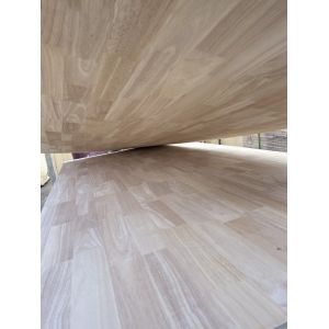 Solid Rubber Wood Finger-Jointed Board for UV Tabletop 8mm-40mm Thickness 100