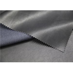 Buy cheap 320 Gsm Polyurethane Leather Fabric , Handfeeling Synthetic Leather Fabric from wholesalers