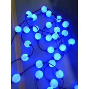 5m 25 dmx ball strings led point light pixel 3d globe curtain lights programmabl