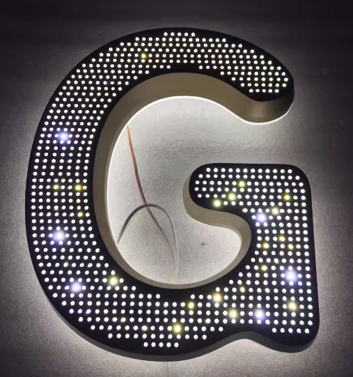 Quality Waterproof LED Modules Wall Mounted Backlit 3d Acrylic Box Letters for sale
