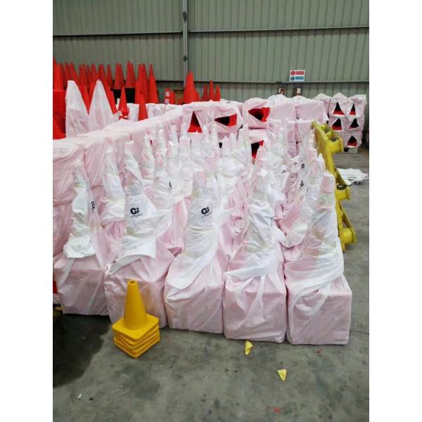 Quality Road Safety Guiding Cone Orange PVC Plastic Traffic Cones for sale