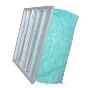Buy cheap Green Color F6 Pocket Air Filter For Operating Room AHU from wholesalers