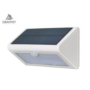Integrated Solar Sensor Wall Light , Wall Mounted Solar LED Lights 4W Panel