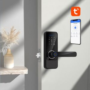 Buy cheap S810 Automatic Fingerprint Door Lock Aluminum Alloy Tempered Glass from wholesalers