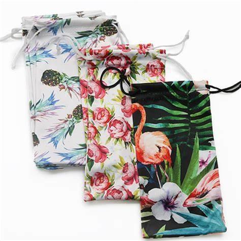 Buy cheap Custom Logo Microfiber Drawstring Dust Bag For Eyeglasses Storage And Protection from wholesalers