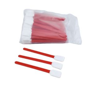 Buy cheap Lint Free Double Ended Non-Reusable Cleanroom Dacron Polyester Swab With Red PP Stick from wholesalers