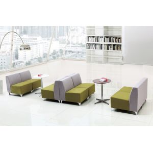 Buy cheap Custom Shared Workplace Fabric Office Lobby Sofa 0.35CBM from wholesalers