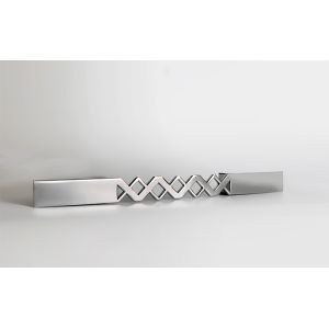 Buy cheap Modern Hardware Drawer Pulls Silver Kitchen Hollows Design FPJSDZ005-C from wholesalers