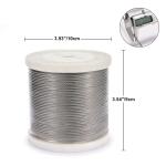 Buy cheap BS Standard 1/8 3.2mm T316 Stainless Steel Cable with 7x7 Strand Core Cutter and Gloves from wholesalers