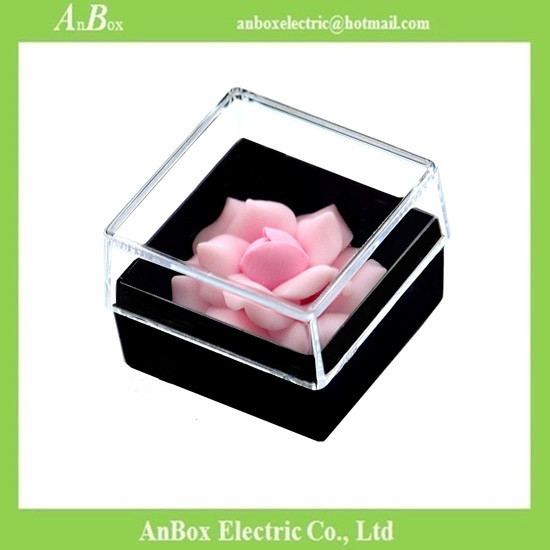 Quality 16*16*1cm Poly Styrene Transparent Plastic Box With Cover for sale