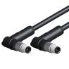4P Right Angle Cable Connector , Automative Shielded Molded Cable Connector for sale