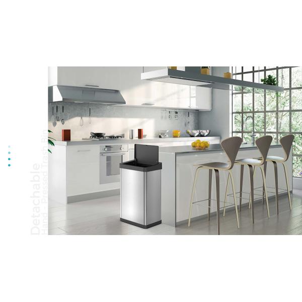 Save Shipping Costs with Detachable Multi-capacity Household sealed Stainless Steel Trash Cans