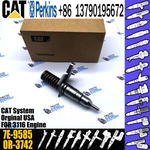 Buy cheap fuel common rail injector 7E-9585 7E9585 0R-3742 for Caterpillar Engine 3116 from wholesalers